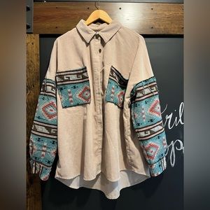 ✨WESTERN PRINT SHACKET✨